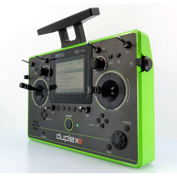 Vysielač JETI DUPLEX DC-14 II – zelený (Rev.2)