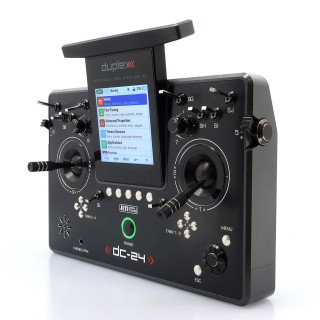 Vysielač JETI DUPLEX DC-24II – sivá lakovaná (Rev.2)