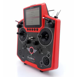 Vysielač JETI DUPLEX DS-12 Carbon – červený (Special Edition 23)