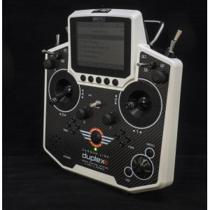 Vysielač JETI DUPLEX DS-12 Carbon – biely (Special Edition 2024)