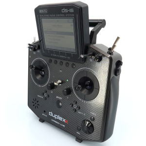 Vysielač JETI DUPLEX DS-16 II Carbon Line – čierny lakovaný
