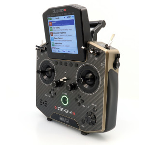 Vysielač JETI DUPLEX DS-24II Carbon Line – bronz elox