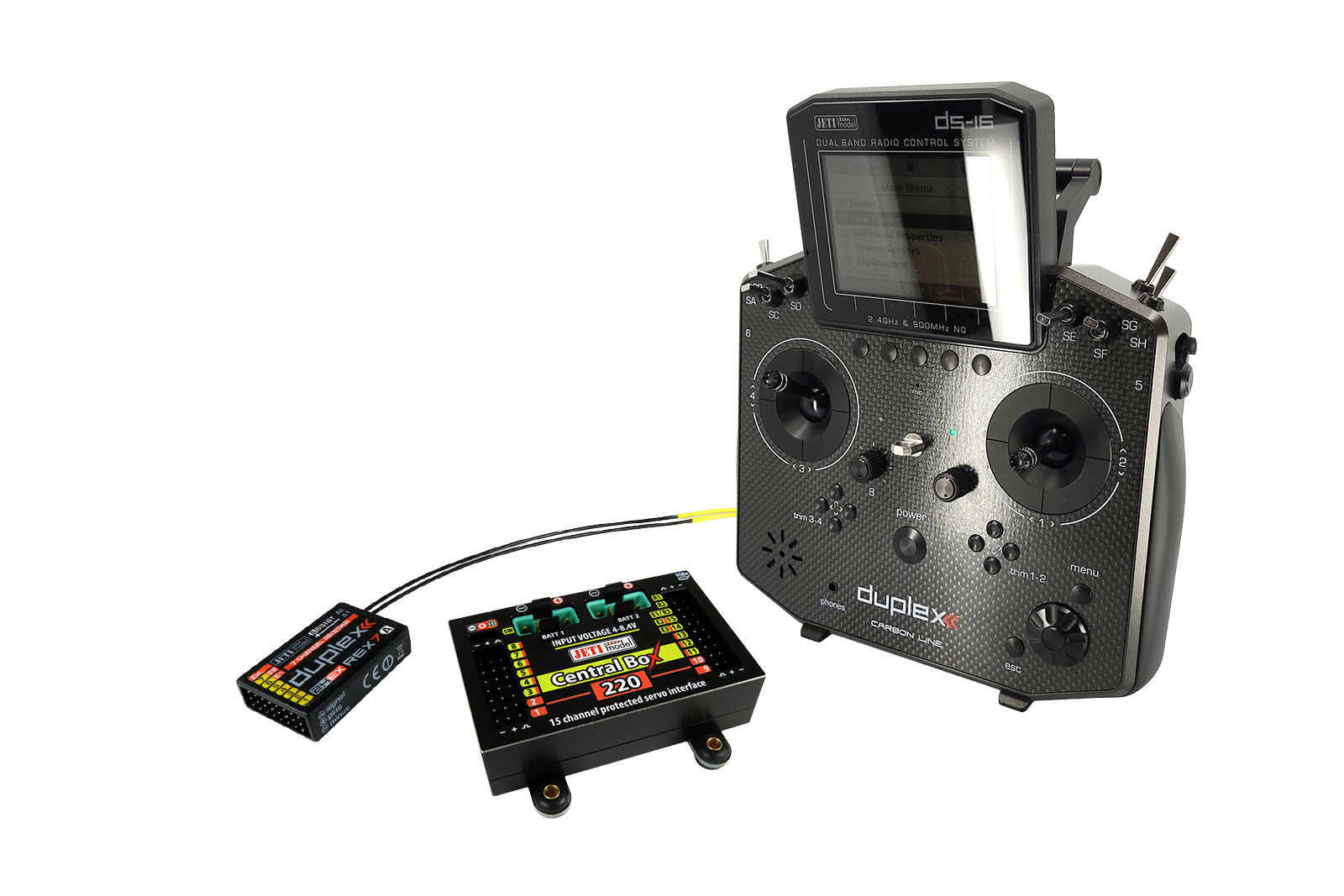 JETI DUPLEX – vysielače, prijímače a telemetria